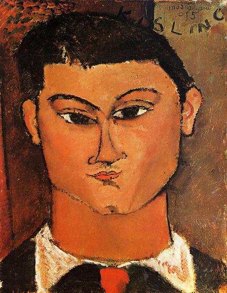 Portrait of Moise Kisling by Amedeo Modigliani