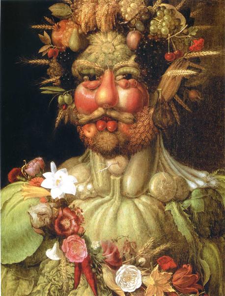 Vertumnus (Emperor Rudolph II) by Giuseppe Arcimboldo